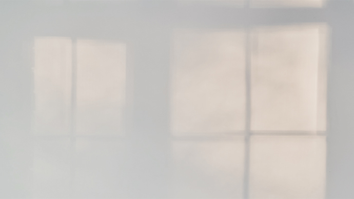Shadowy view of two windows