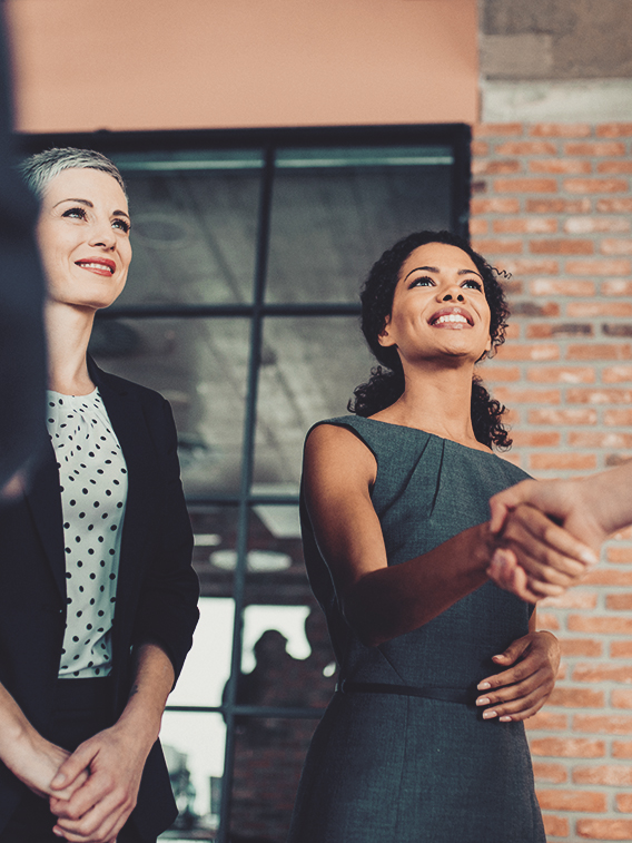 Handshake of business People at the office